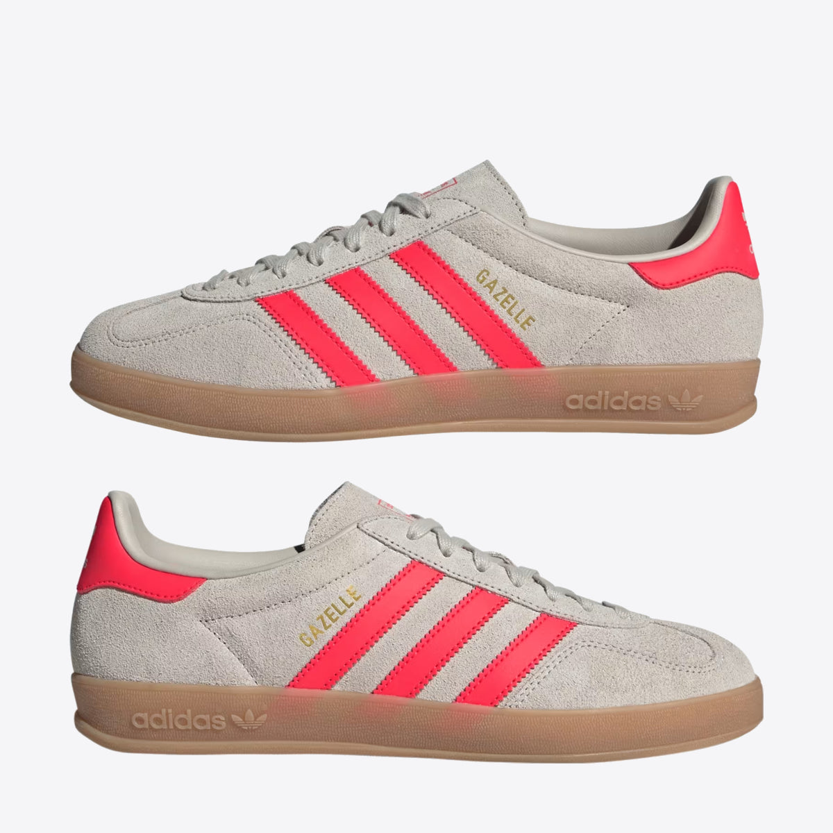 ADIDAS ORIGINALS Gazelle Indoor Beige/Lucid Red - Image 7