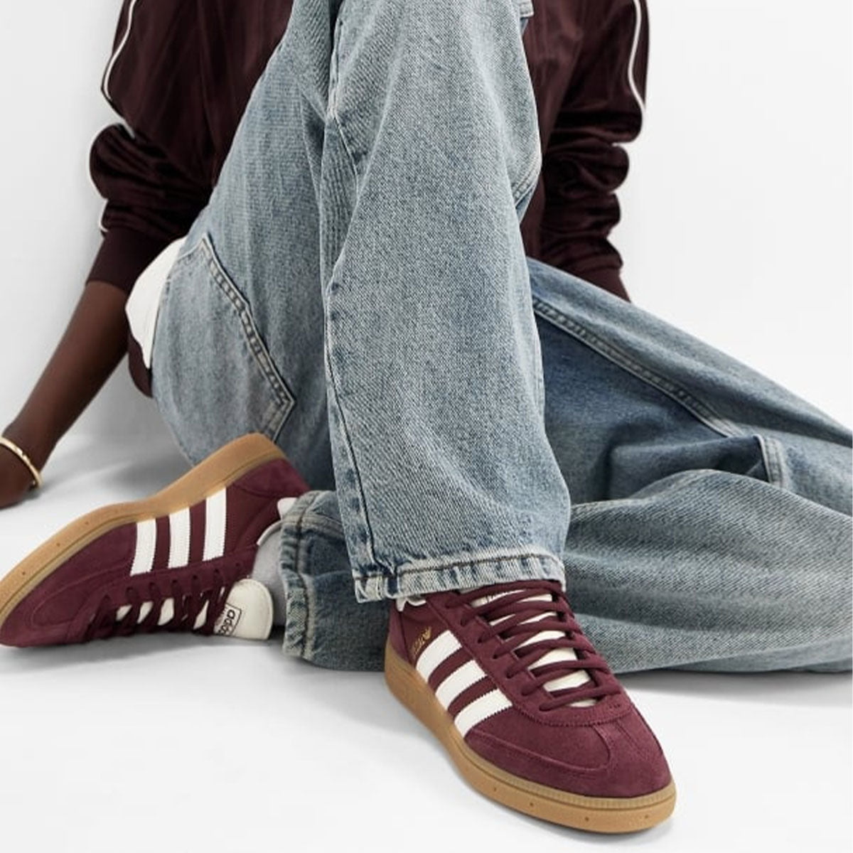 ADIDAS ORIGINALS Handball Spezial Shadow Red / Cloud White / Chalk White - Image 6