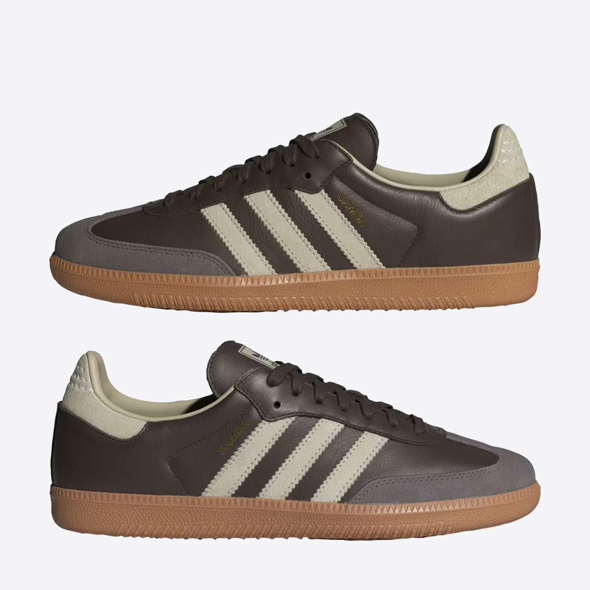 ADIDAS ORIGINALS Samba OG Brown/Putty Grey - Image 5