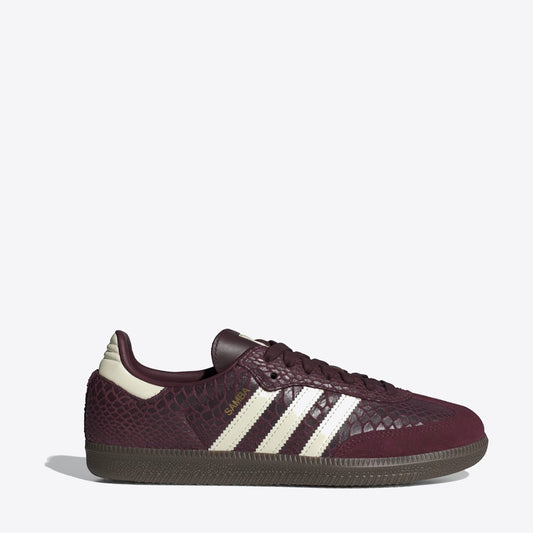 ADIDAS ORIGINALS Samba OG W Maroon/White/Gold - Image 0