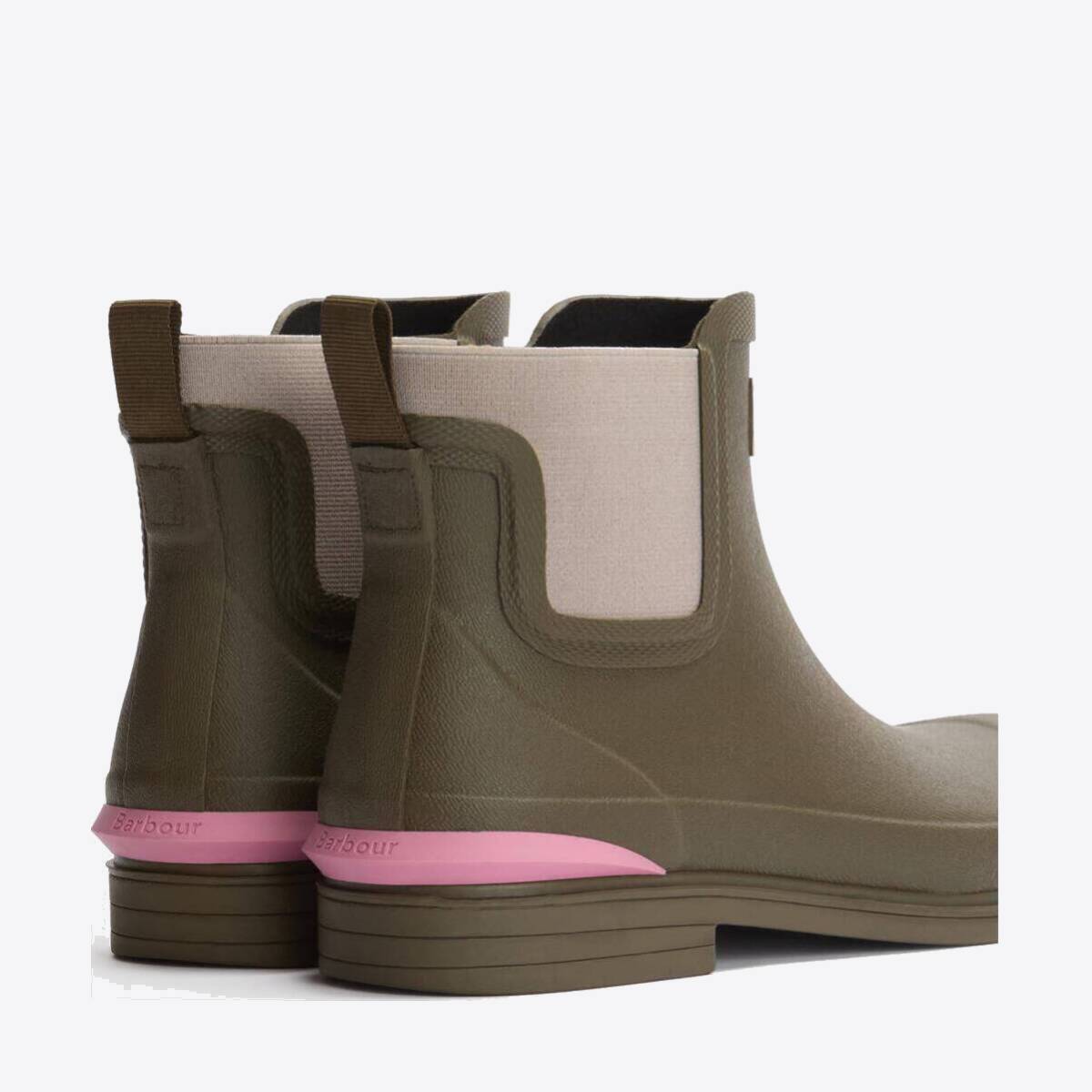 BARBOUR Abbeyfield Packable Wellingtons Olive - Image 0
