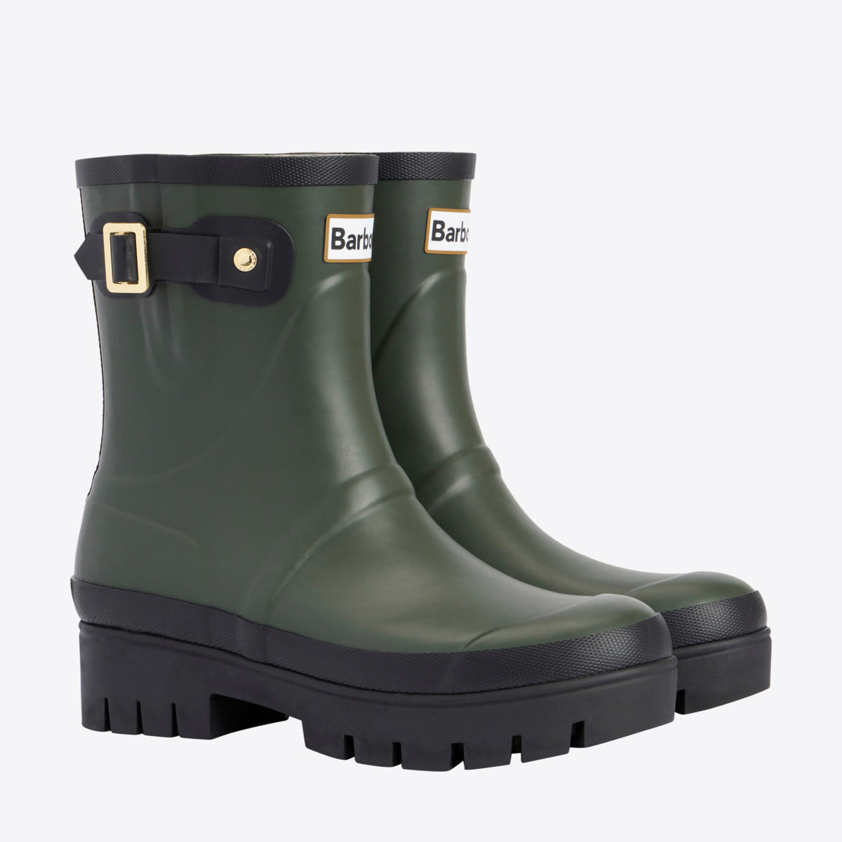 BARBOUR Raelynn Wellingtons Olive/Black - Image 8