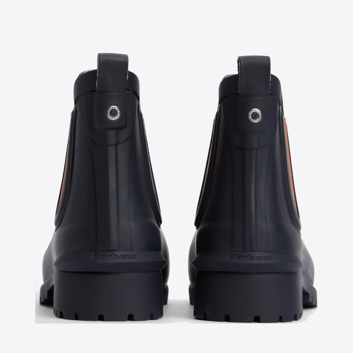BARBOUR Wilton Wellingtons Navy/Bran - Image 2
