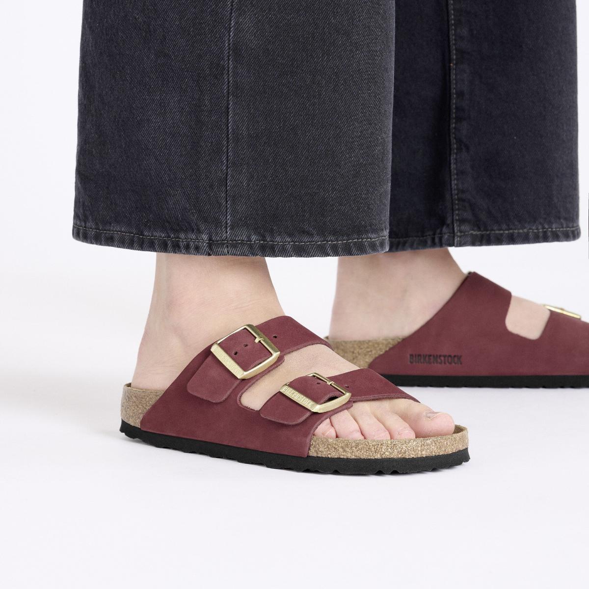 BIRKENSTOCK Arizona SFB Nubuck Zinfandel - Image 5