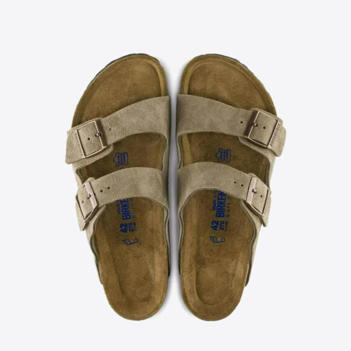 BIRKENSTOCK Arizona SFB Suede Taupe - Image 9