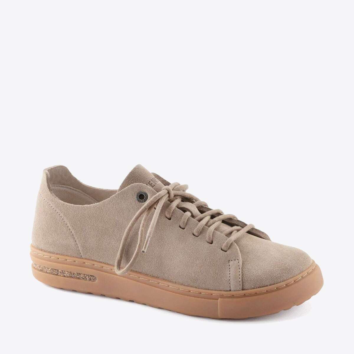 BIRKENSTOCK Bend Low Nubuck Leather Grey Taupe - Image 1