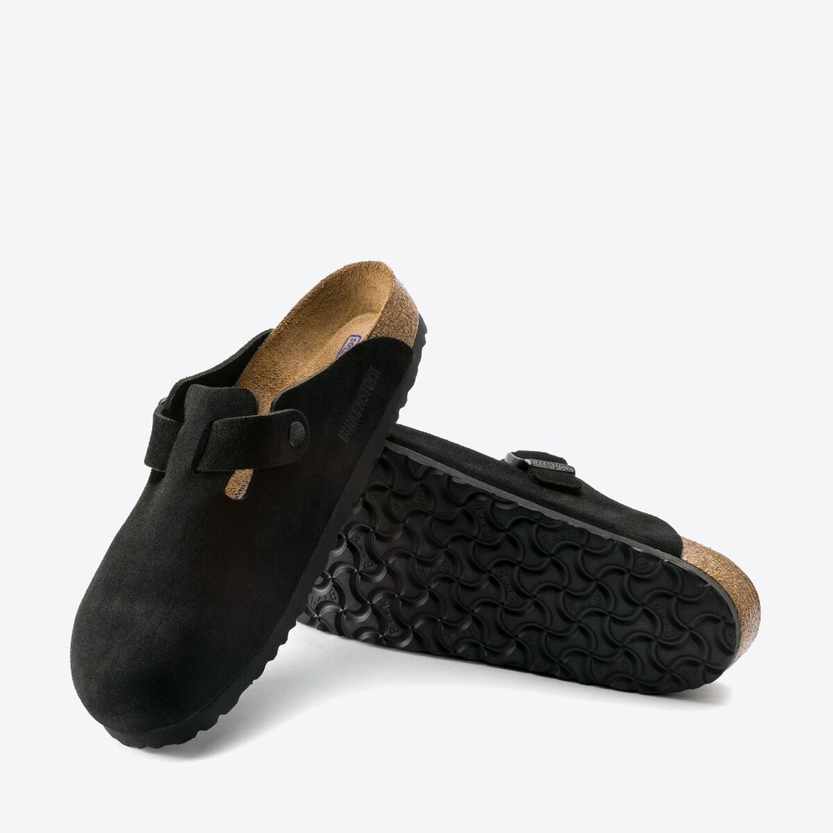 BIRKENSTOCK Boston SFB Suede Black - Image 4