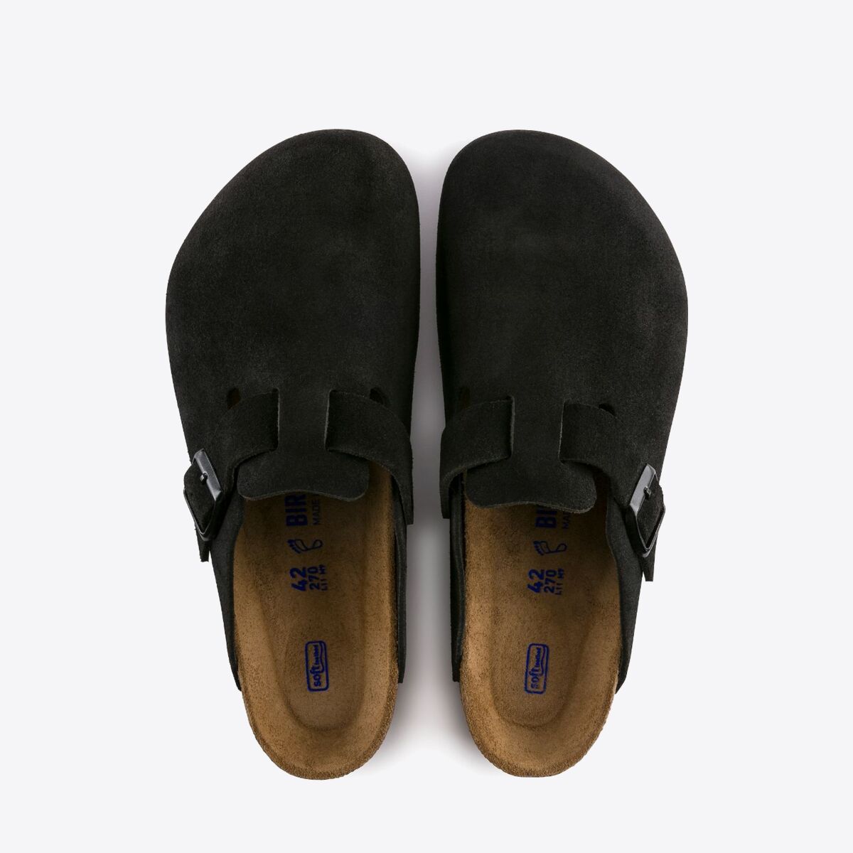 BIRKENSTOCK Boston SFB Suede Black - Image 5