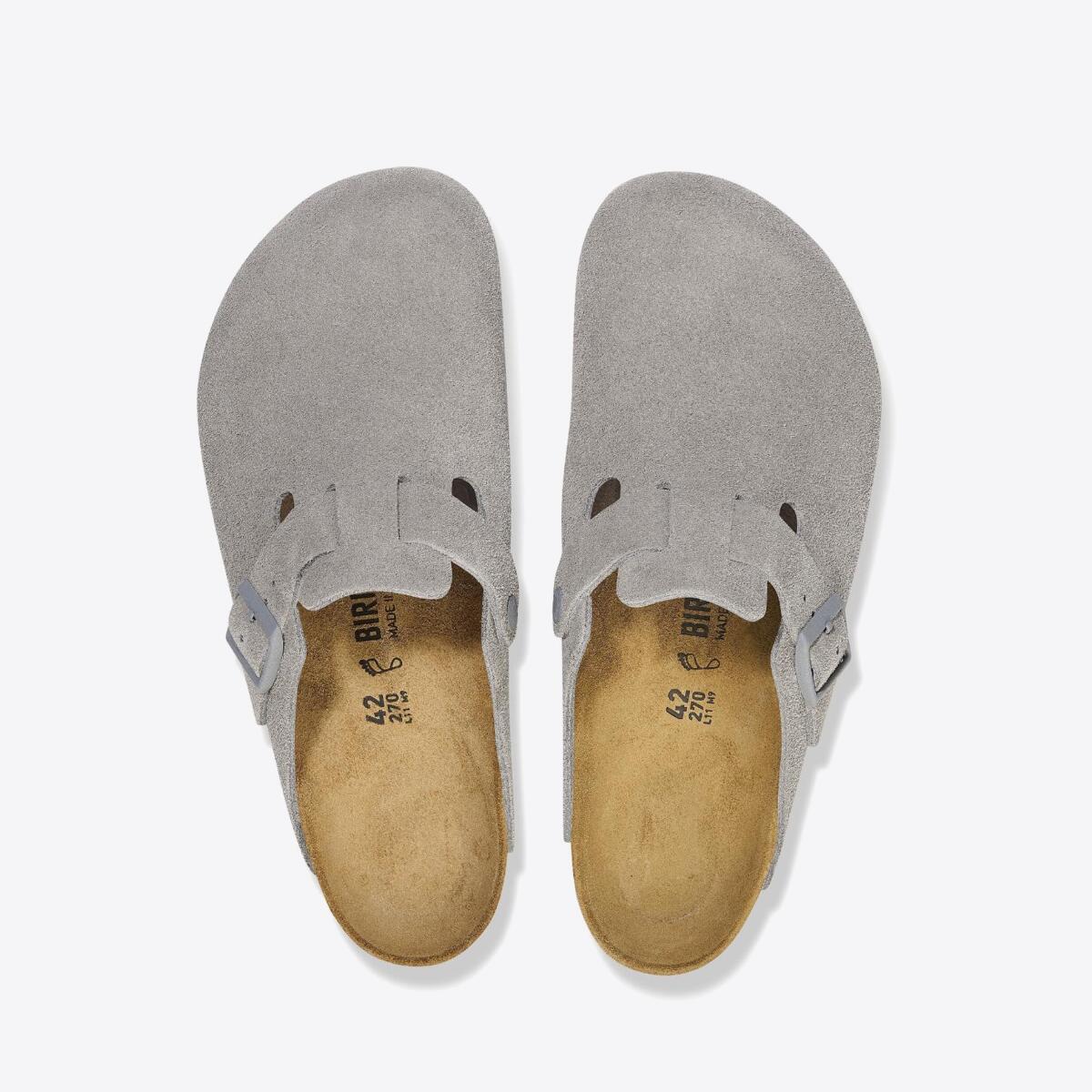 BIRKENSTOCK Boston Suede Stone Coin - Image 7