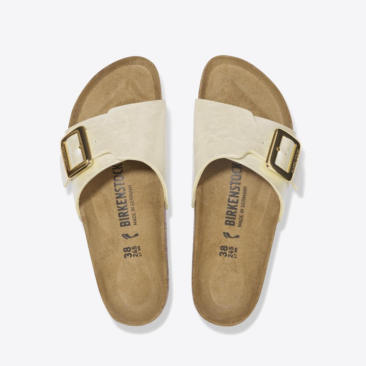 BIRKENSTOCK Catalina Cushion Buckle Graceful Pearl White - Image 6