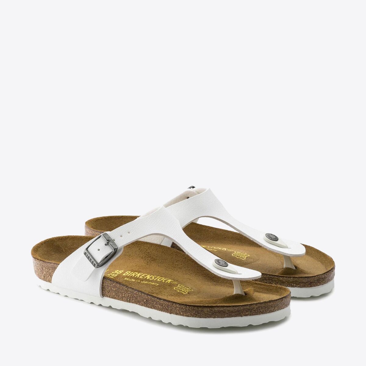 BIRKENSTOCK Gizeh Birko-Flor White - Image 7