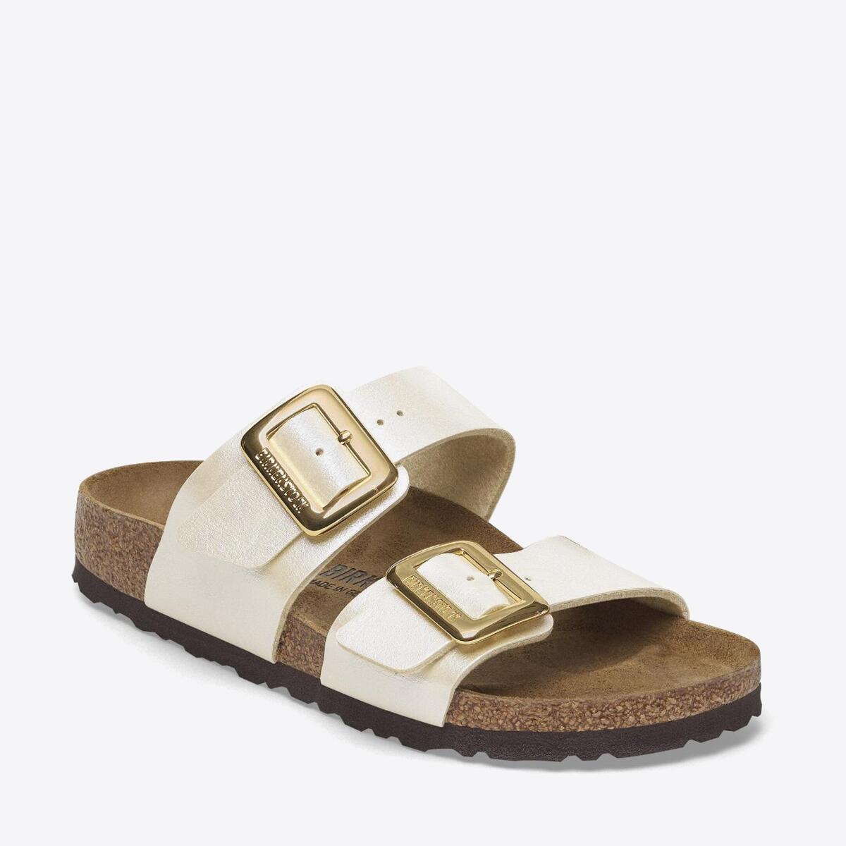 BIRKENSTOCK Sydney Cushion Buckle Graceful Pearl White - Image 1