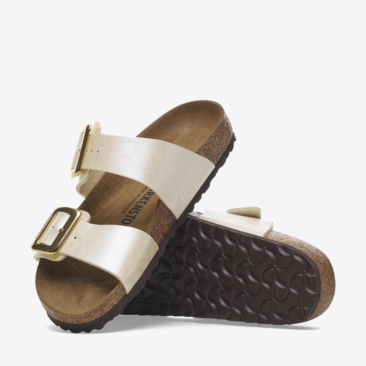 BIRKENSTOCK Sydney Cushion Buckle Graceful Pearl White - Image 4