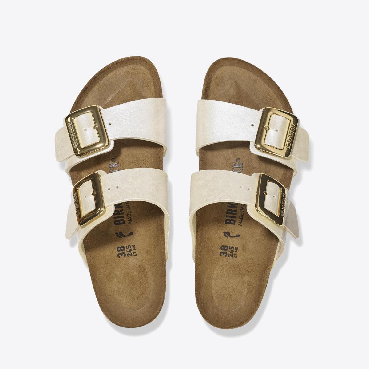 BIRKENSTOCK Sydney Cushion Buckle Graceful Pearl White - Image 5