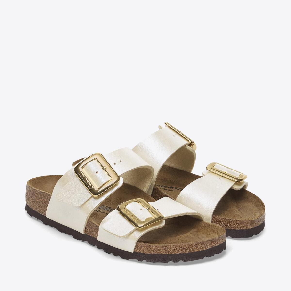 BIRKENSTOCK Sydney Cushion Buckle Graceful Pearl White - Image 6