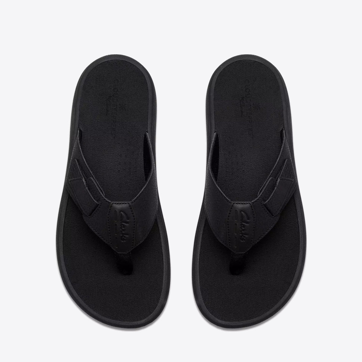CLARKS Mens Brinkley Jandal Black - Image 0