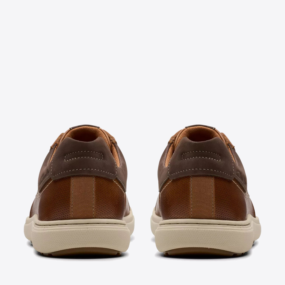 CLARKS Mens Mapstone Lace Brown - Image 5