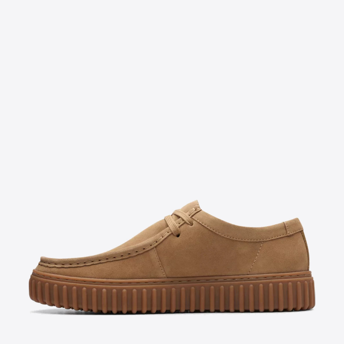 CLARKS Mens Torhill Lo Dark Sand - Image 4