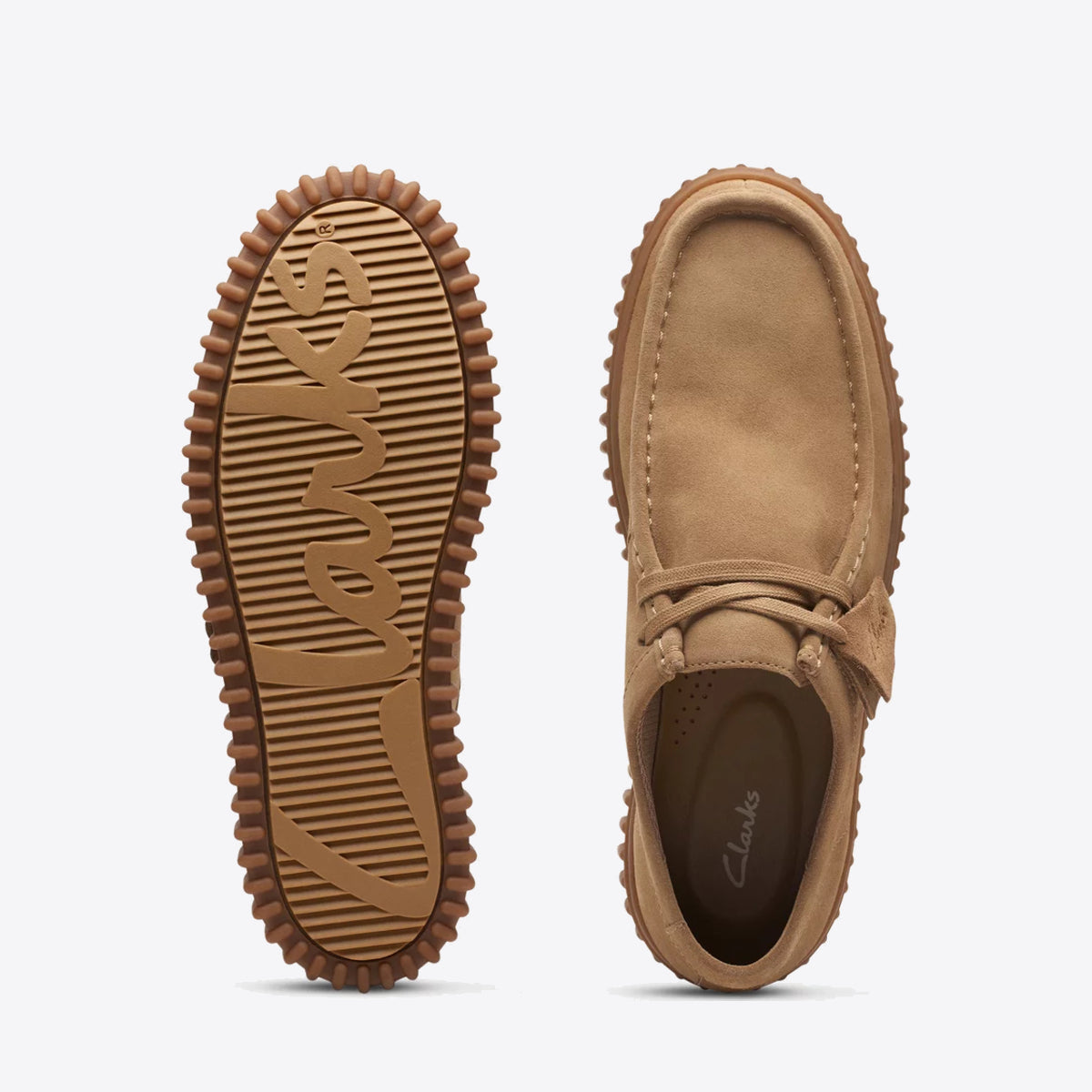 CLARKS Mens Torhill Lo Dark Sand - Image 7