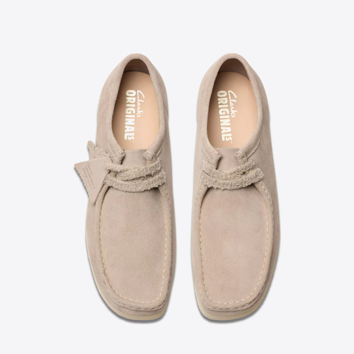 CLARKS Mens Wallabee 2604 Sand Suede - Image 6