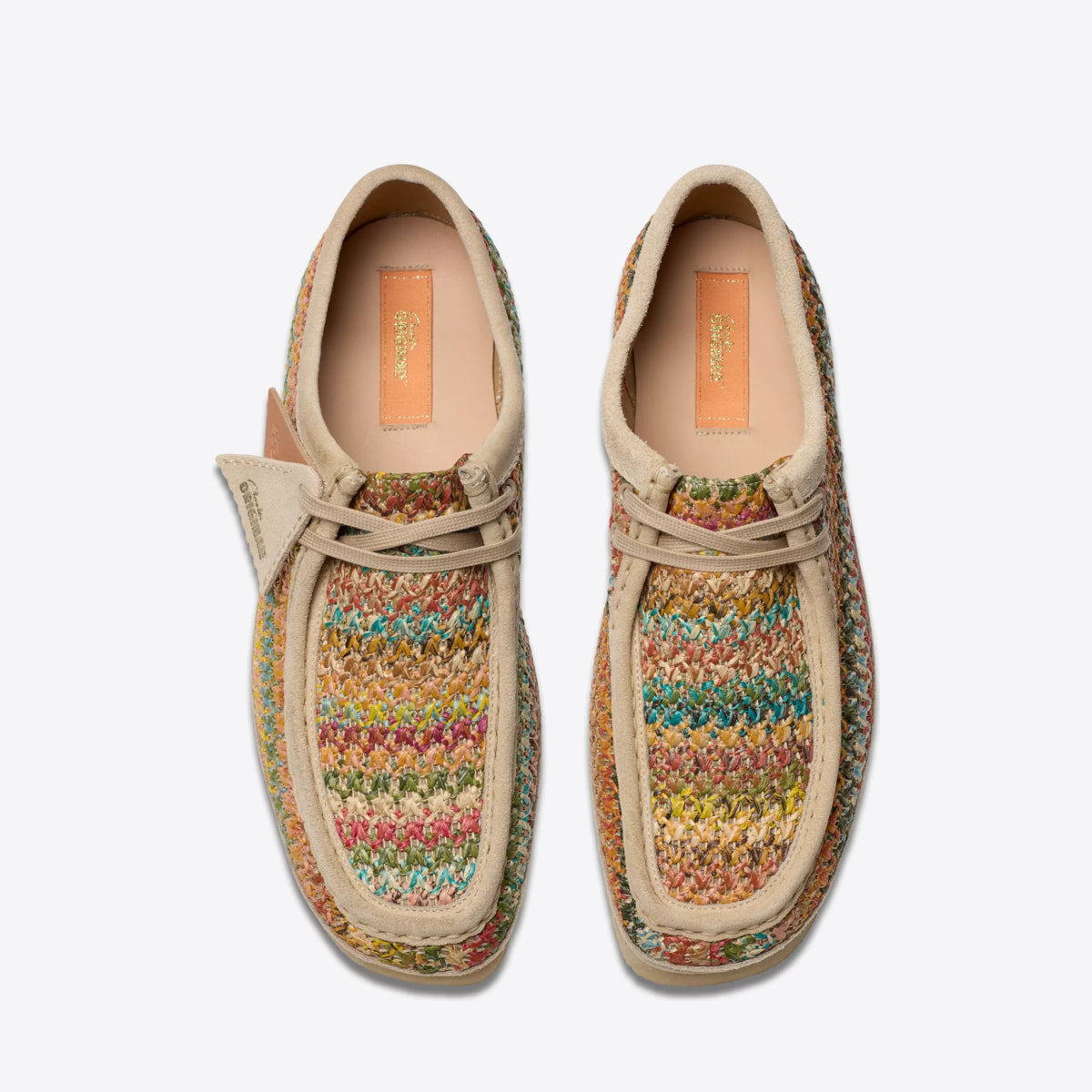 CLARKS Mens Wallabee Multi Raffia - Image 6