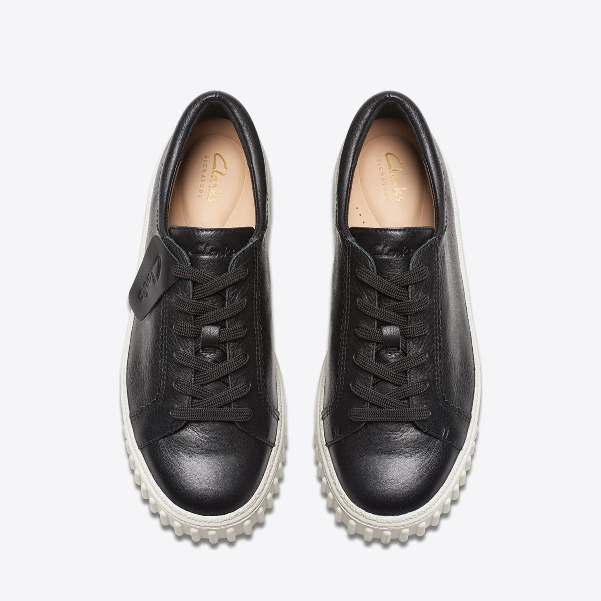 CLARKS Womens Mayhill Walk Black Leather - Image 6