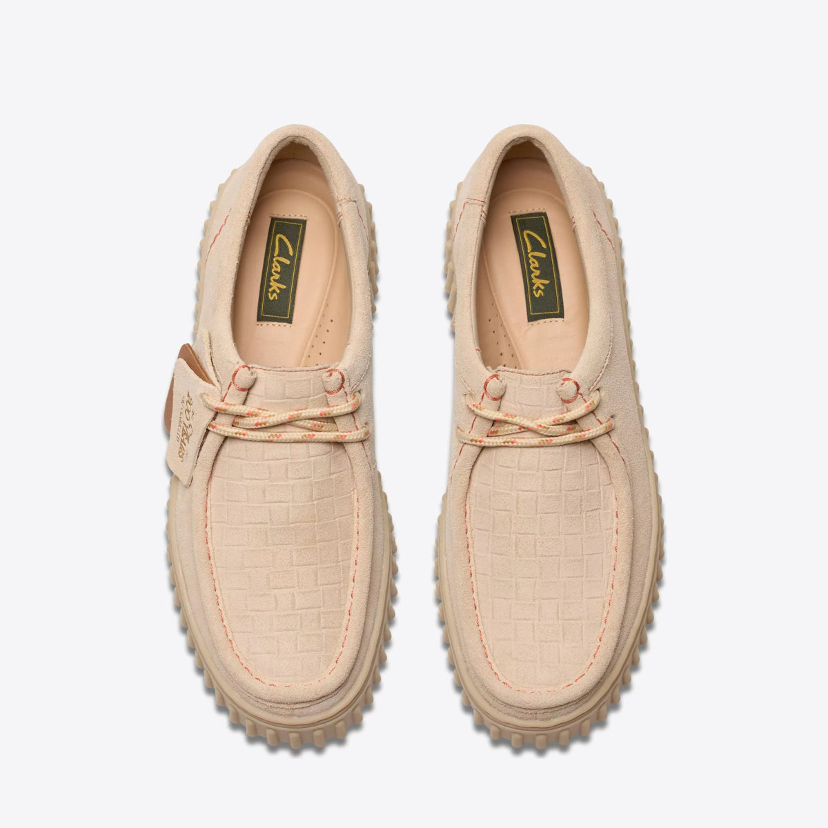 CLARKS Womens Torhill Bee Ecru Suede - Image 6