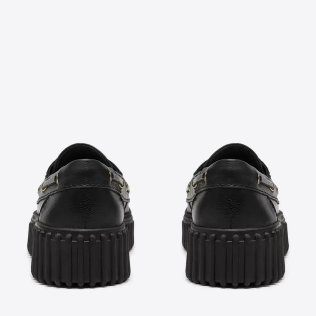 CLARKS Womens Torhill Boat Black Leather - Image 0