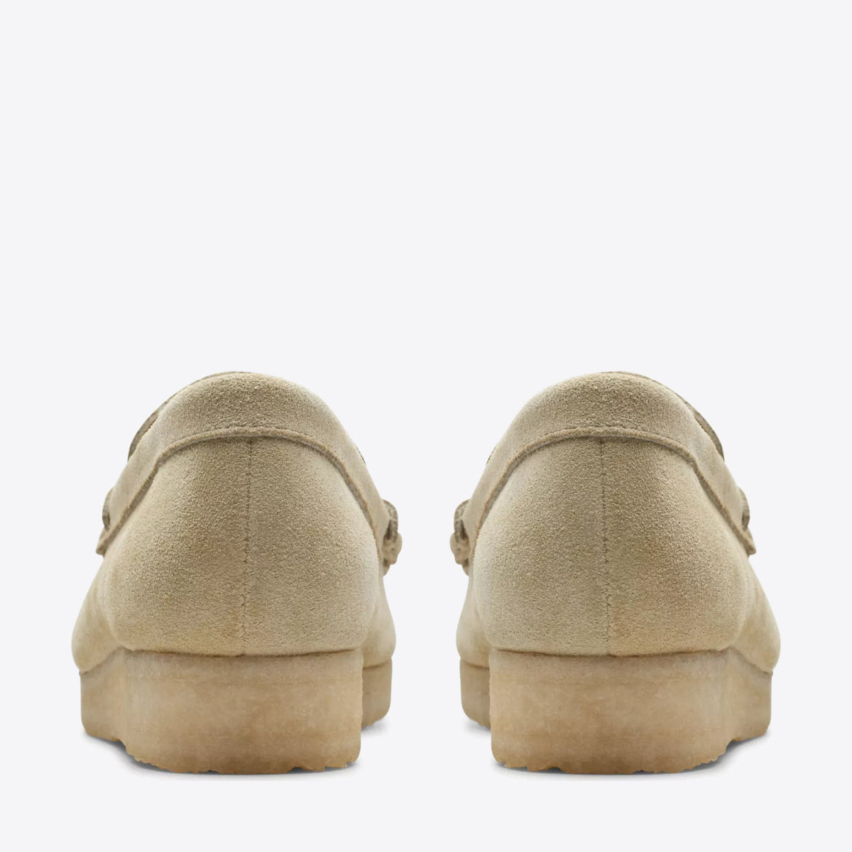 CLARKS Womens Wallabee Loafer Maple Suede - Image 5