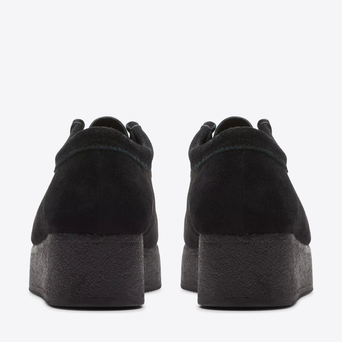 CLARKS Womens Wallacraft Bee Black Suede - Image 5