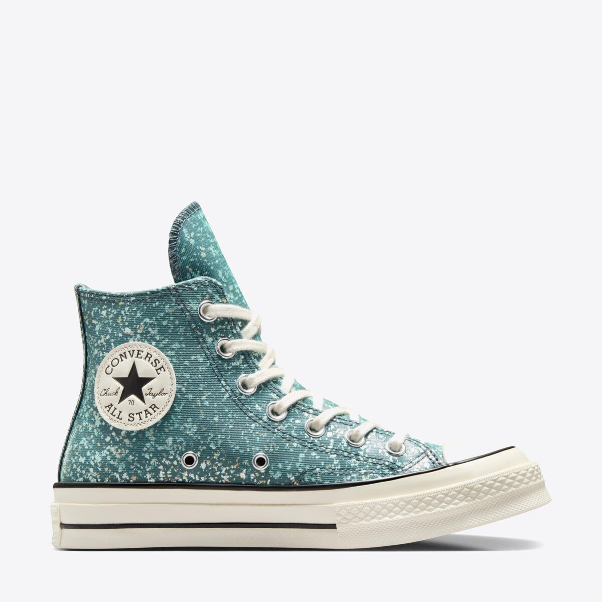CONVERSE Chuck Taylor 70 Shinefetti Hi Newtral Teal/Egret - Image 1
