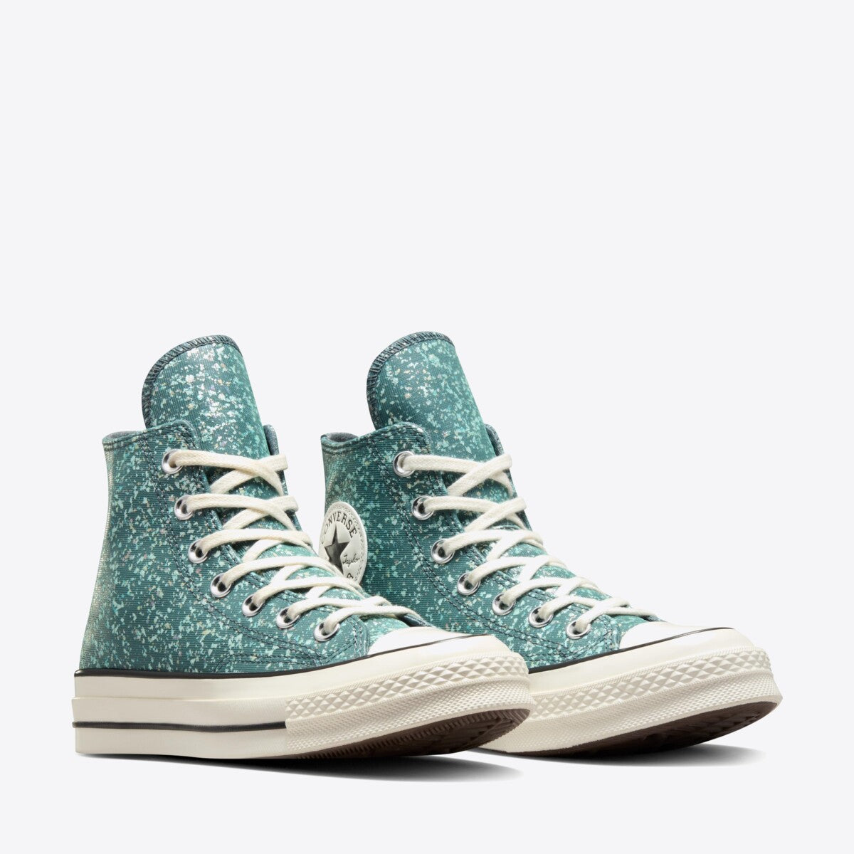 CONVERSE Chuck Taylor 70 Shinefetti Hi Newtral Teal/Egret - Image 5