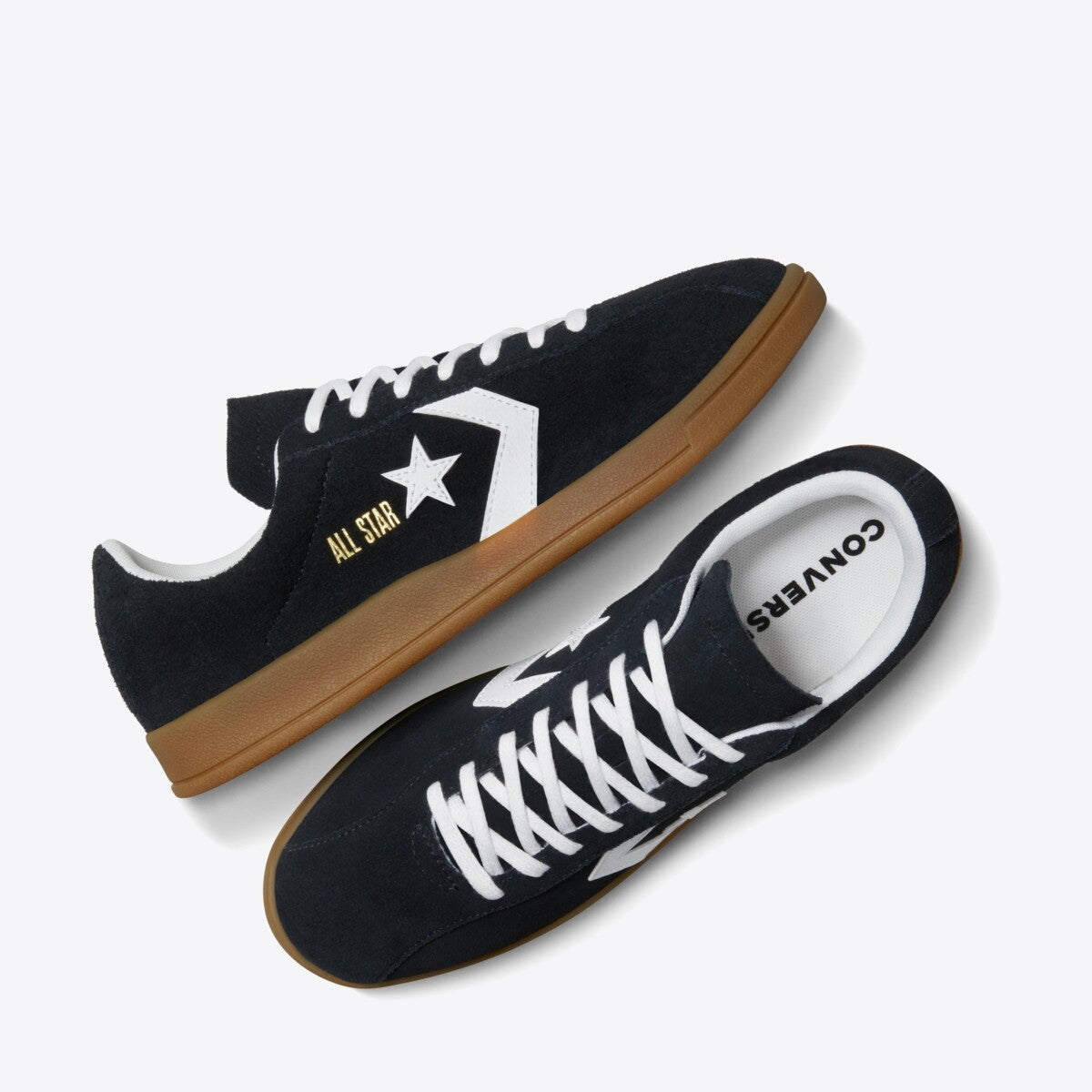 CONVERSE Classic Trainer Suede Low Black/White/Gum - Image 4