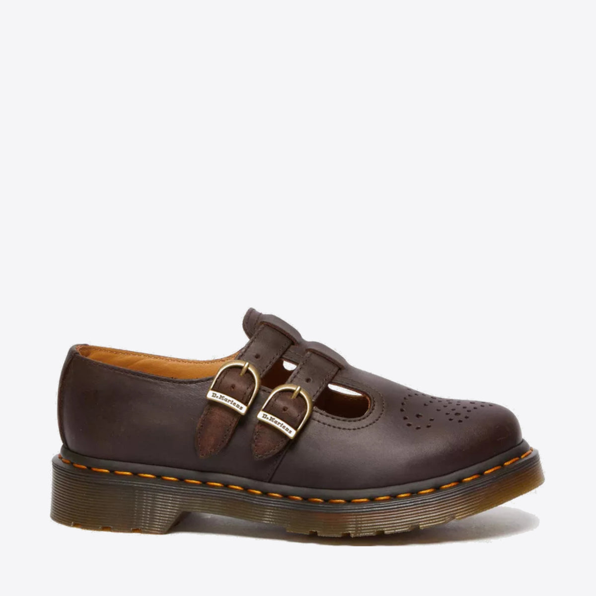 DR MARTENS 8065 Mary Jane Crazy Horse Dark Brown - Image 1