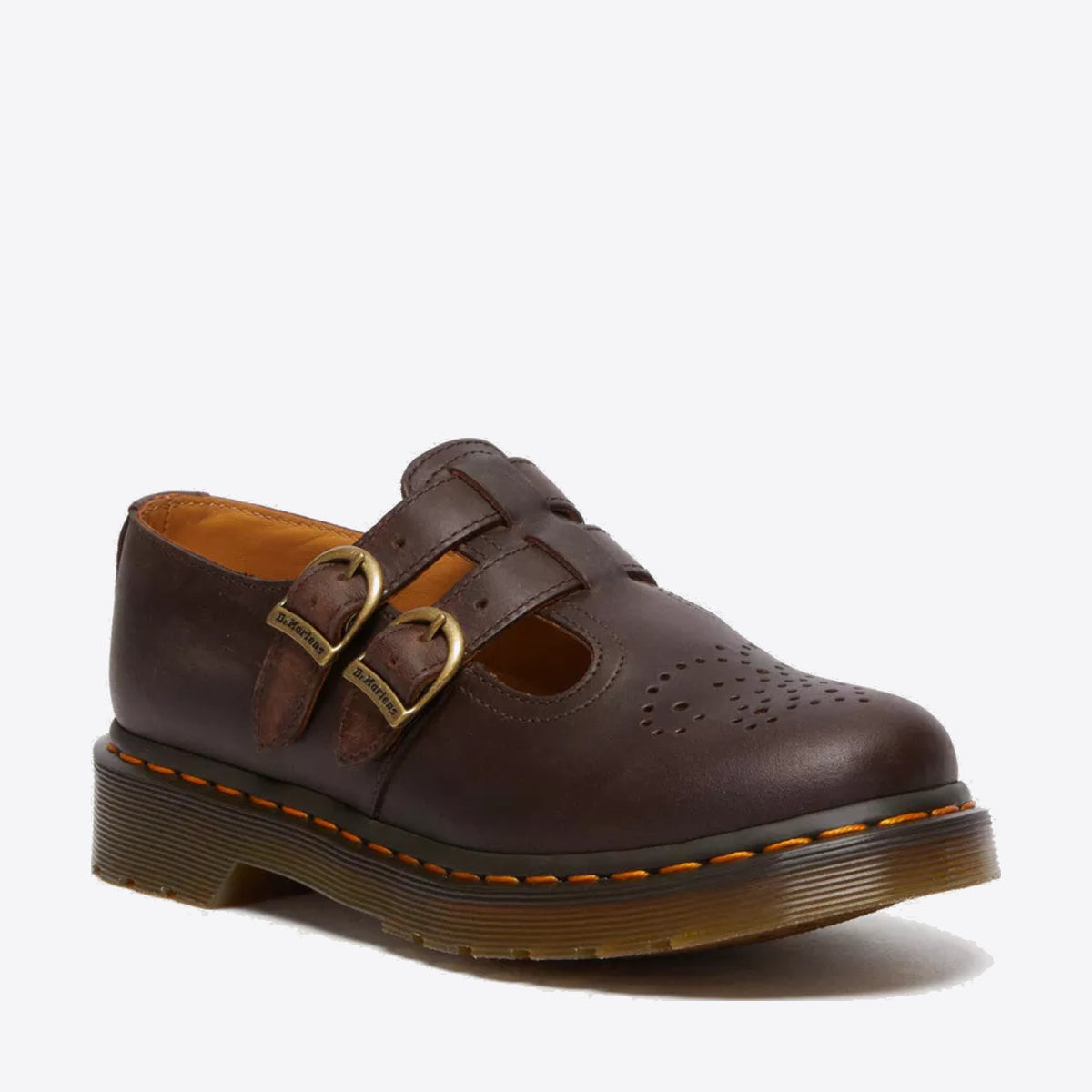 DR MARTENS 8065 Mary Jane Crazy Horse Dark Brown - Image 4