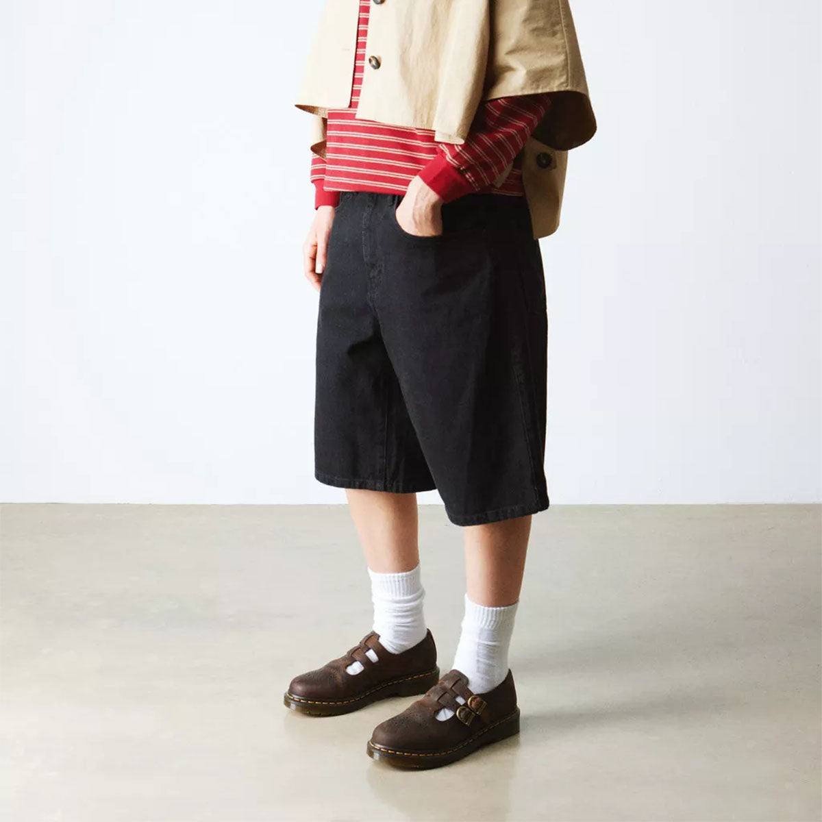 DR MARTENS 8065 Mary Jane Crazy Horse Dark Brown - Image 8