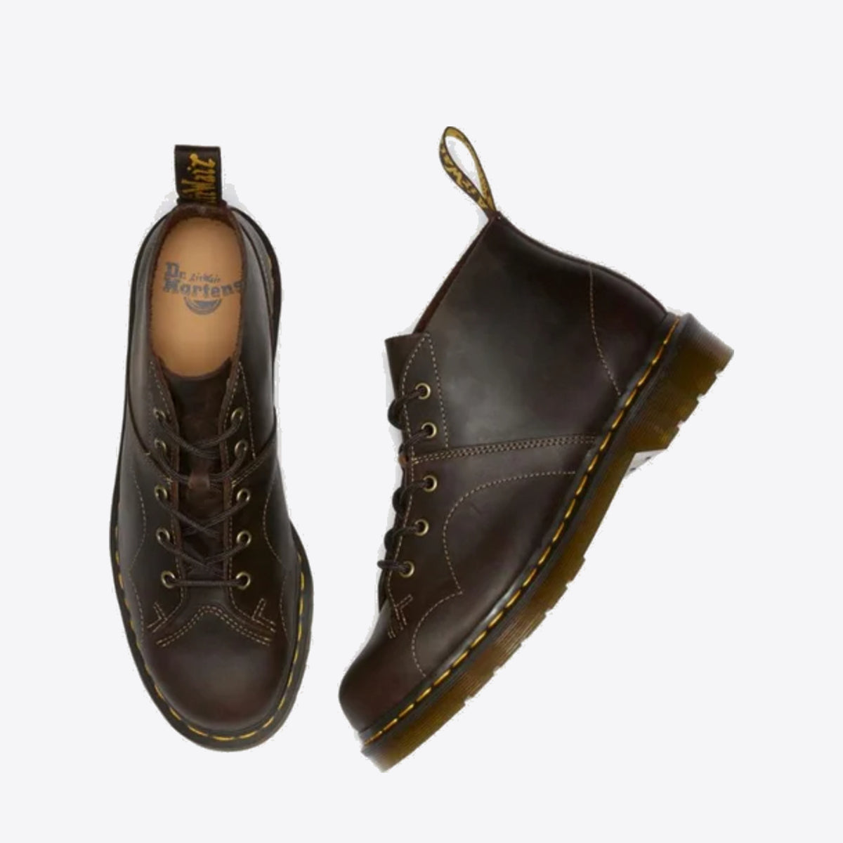 DR MARTENS Church Monkey Boot Crazy Horse Brown - Image 3