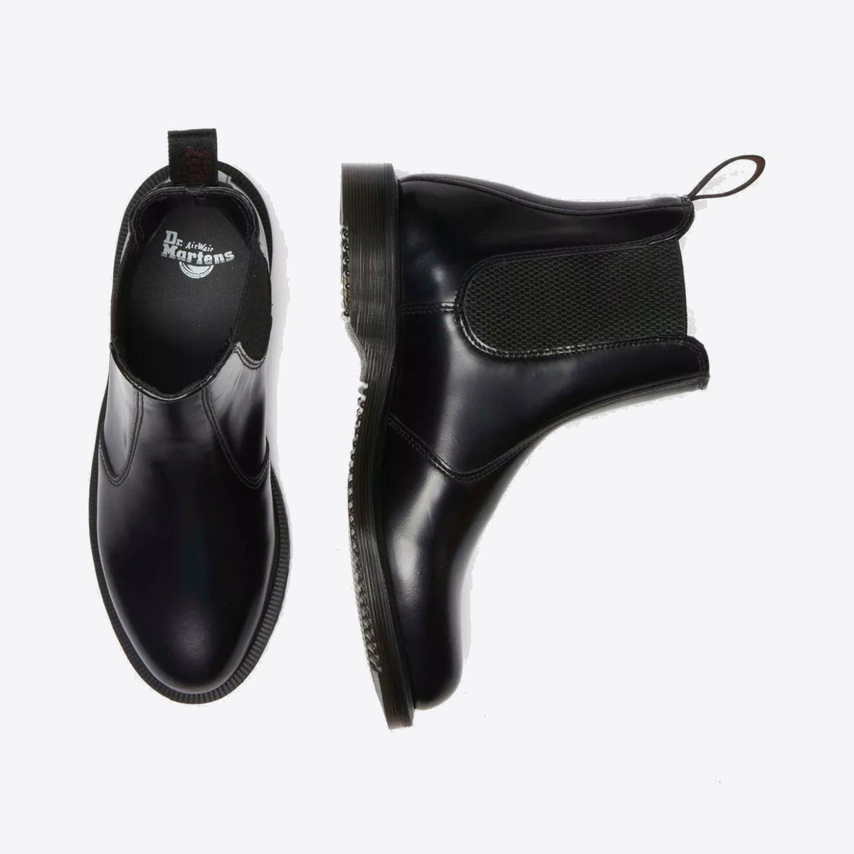 DR MARTENS Flora Chelsea Boot Smooth Black - Image 3