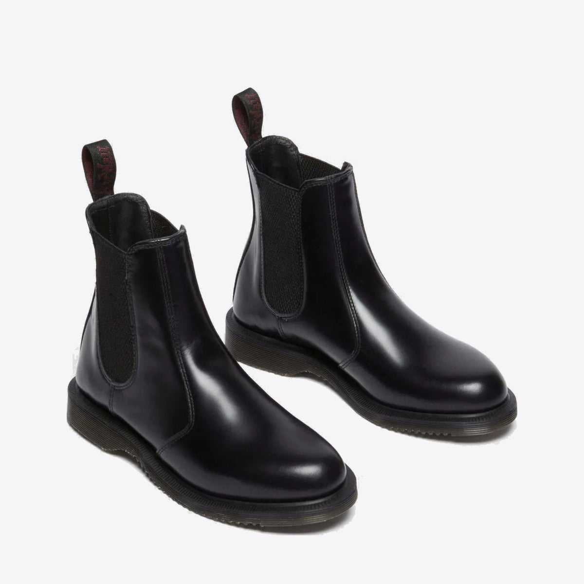 DR MARTENS Flora Chelsea Boot Smooth Black - Image 7