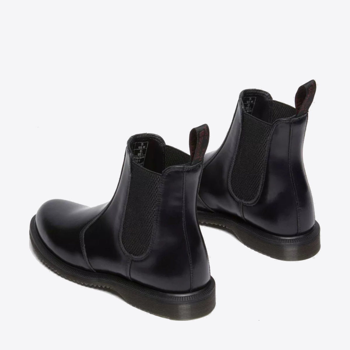 DR MARTENS Flora Chelsea Boot Smooth Black - Image 8