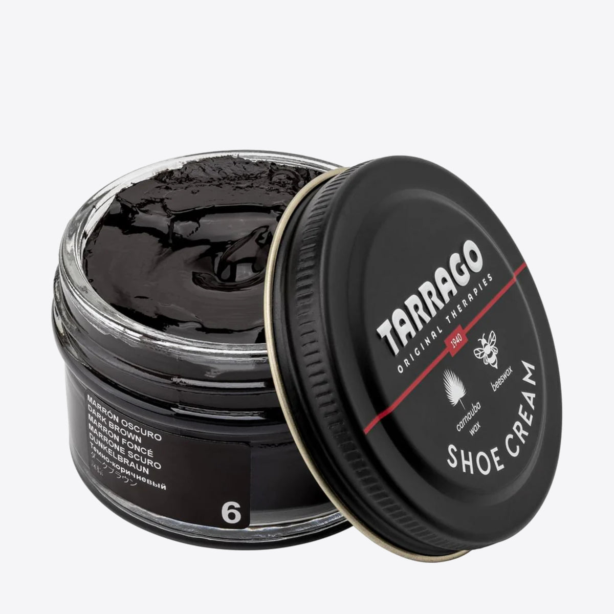 FOOTCOM TARRAGO Shoe Cream 50ml Dark Brown - Image 0