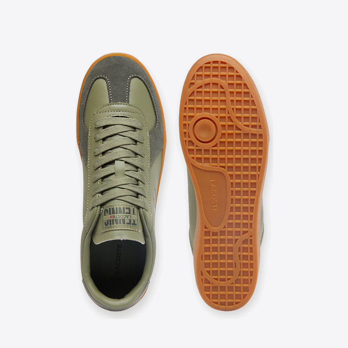LACOSTE Baseshot Pro 125 Khaki/Gum - Image 4