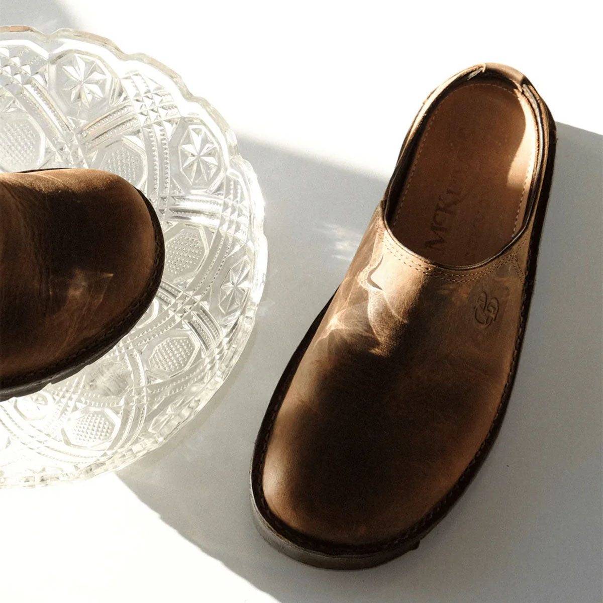 MCKINLAYS Mckinlays x Commonplace Anderson Slip On Tobacco Patina - Image 0