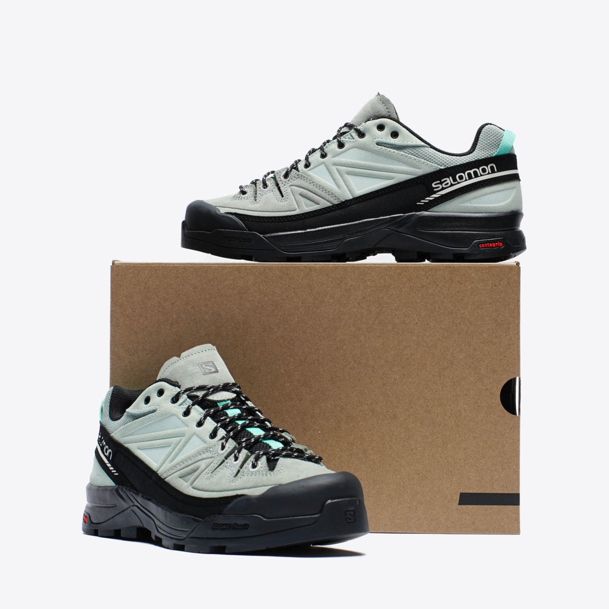 SALOMON X-ALP LTR Black/Green Milieu/Bay - Image 0