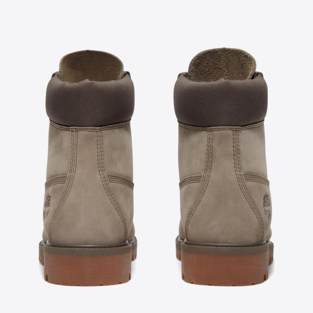 TIMBERLAND Mens 6-Inch Heritage Waterproof Boot Olive Nubuck - Image 5