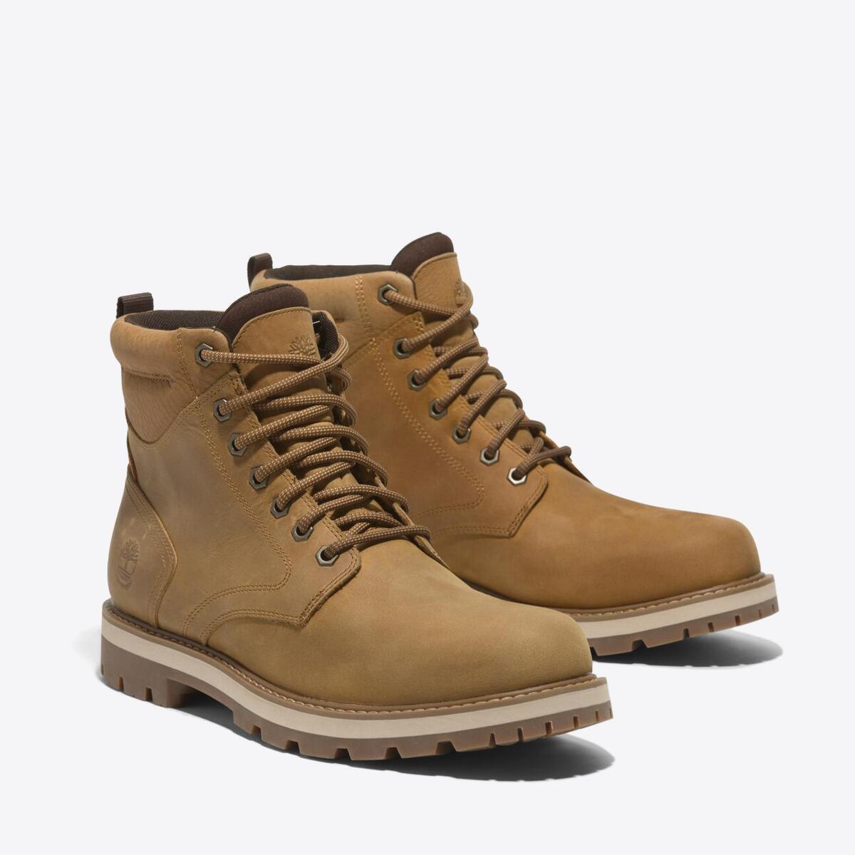 TIMBERLAND Mens Britton Road Waterproof Boot Wheat Full Grain - Image 4