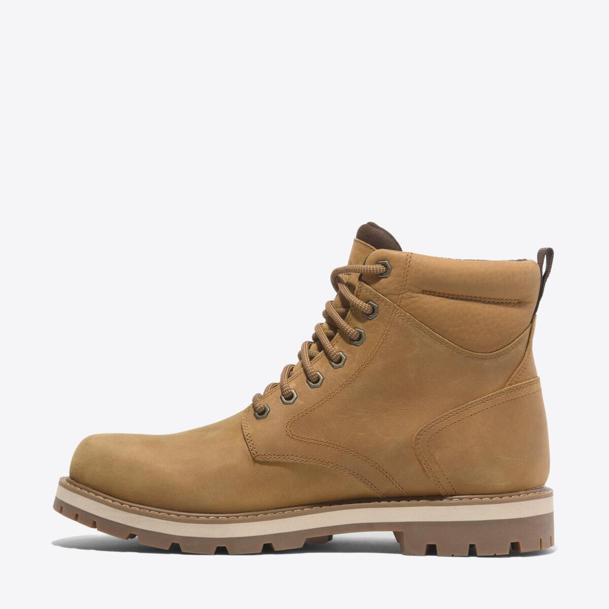 TIMBERLAND Mens Britton Road Waterproof Boot Wheat Full Grain - Image 6