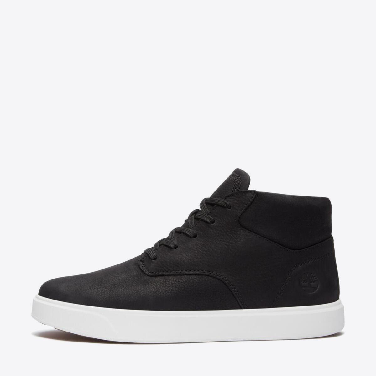 TIMBERLAND Mens Emerson Street Mid Black Nubuck - Image 7