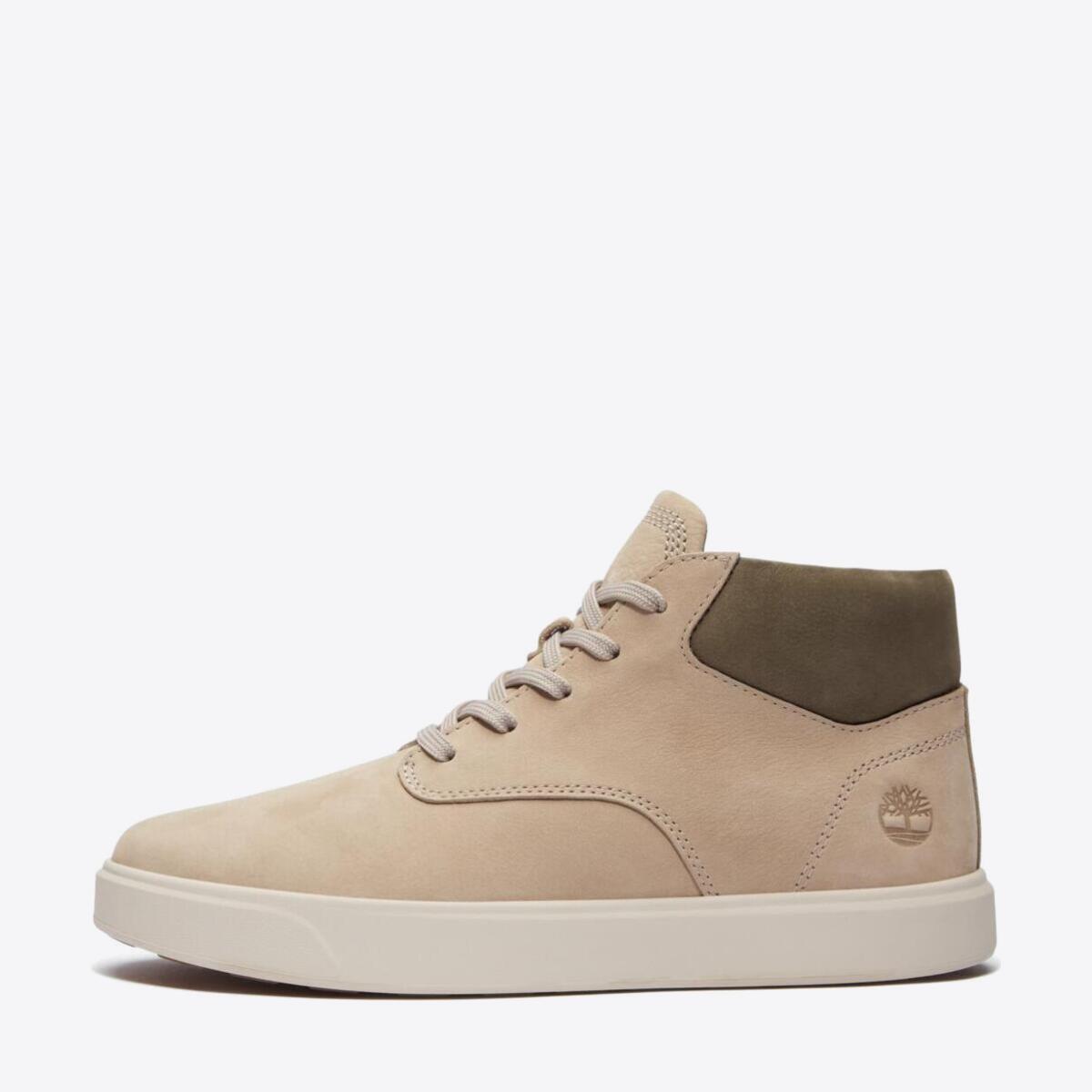 TIMBERLAND Mens Emerson Street Mid Light Taupe Nubuck - Image 7