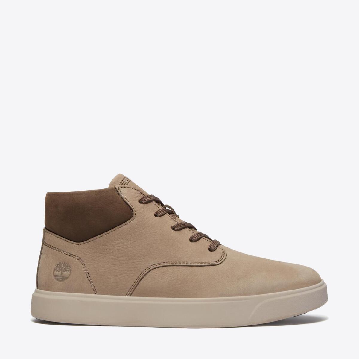 TIMBERLAND Mens Emerson Street Mid Mid Grey Nubuck/Dark Brown - Image 1